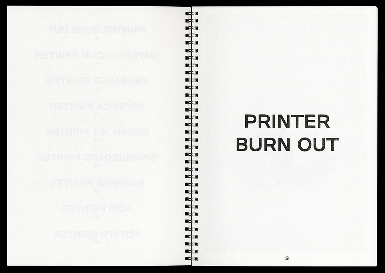 Xavier Antin: Printing at Home: 