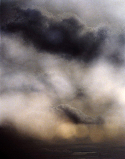 Aspects of Cosmological Indifference: Finding within these representations of disintegration a strange beauty akin to stars and the vastness of space as well as the end of nature's life cycle. Later upon learning that atmospheric dust particles form the nuclei that give rise to mist, clouds and possibly even rain (thereby reaffirming the cyclical pattern of nature) - I felt drawn back to my concern for the world outside. Spurred on by the thoughts of Sarah Nardi commenting on earlier works from the series ‘Edge’.