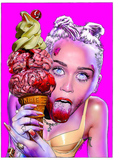 MILEY CYRUS is a ZOMBIE: 