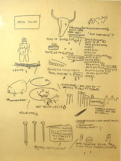 Basquiat sketches