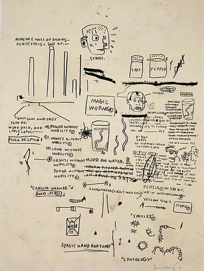 Basquiat sketches