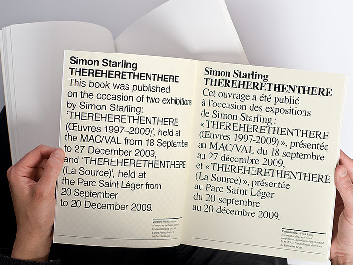 Simon Starling T H E R E H E R E T H E N T H E R E: 