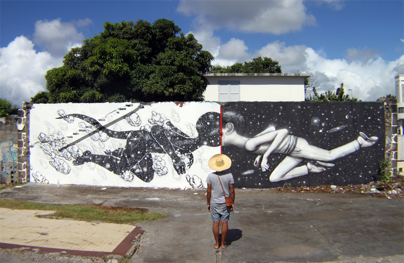 Street Art curated by the Collective: Seth Globepainter, Pnom Penh, Cambodia.