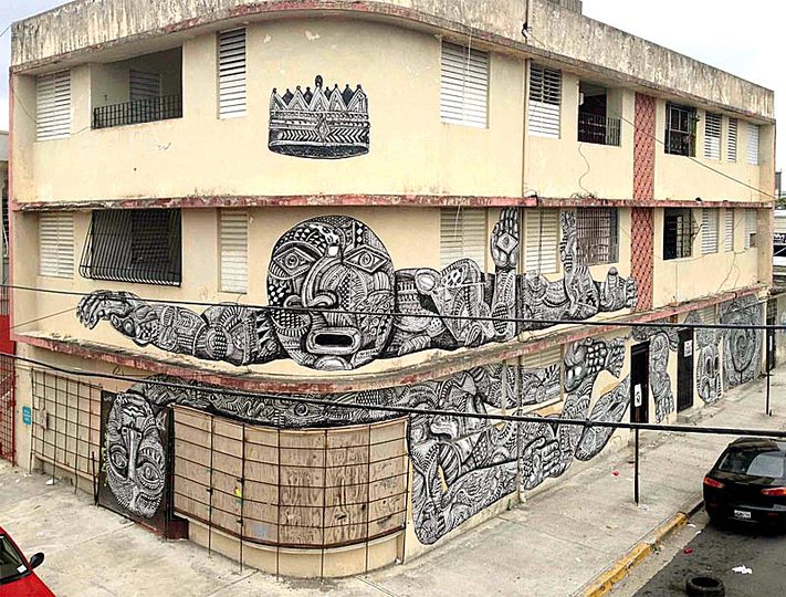 Street Art curated by the Collective: Zio Ziegler, Puerto Rico.