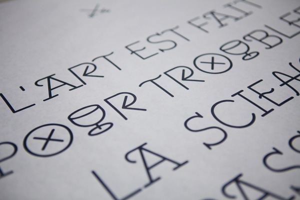 Fonts by Benjamin Varin: 