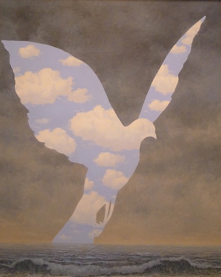 Rene Magritte: Une rose dans l´ univers