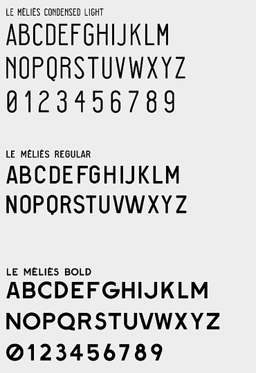 Fonts by Benjamin Varin: 