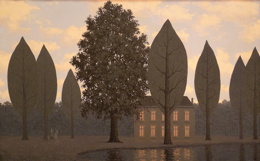 Rene Magritte: Une rose dans l´ univers