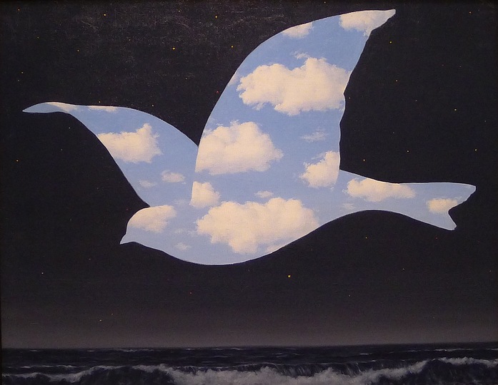 Rene Magritte: Une rose dans l´ univers