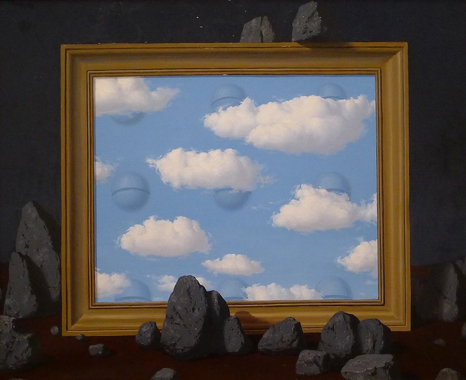 Rene Magritte: Une rose dans l´ univers