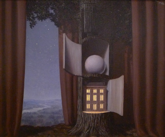 Rene Magritte: Une rose dans l´ univers