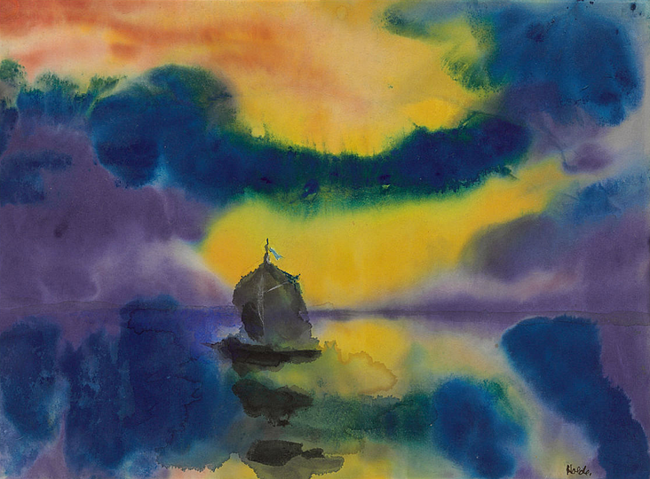 The Sea by Emil Nolde