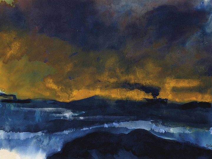 The Sea by Emil Nolde