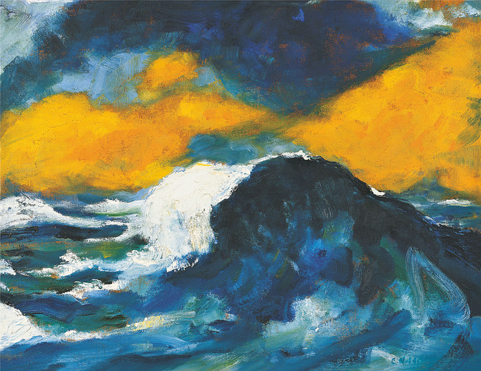 The Sea by Emil Nolde