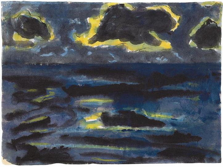 The Sea by Emil Nolde