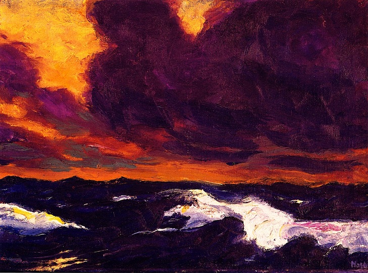 The Sea by Emil Nolde