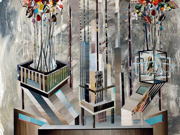 architecture > art: Ricky Allman, Still Too,
acrylic on canvas
18x24