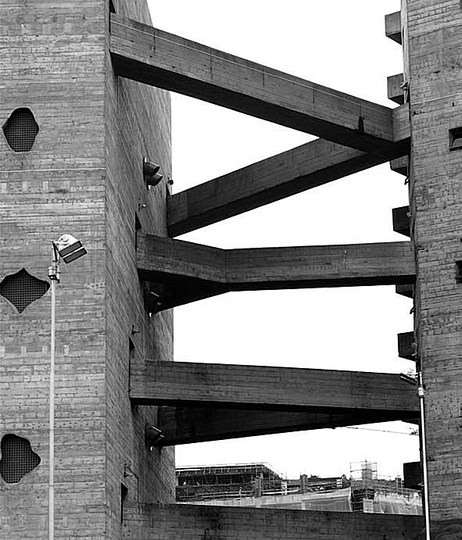 Brazil Modernism: Lina Bo Bardi, SESC-Pompéia, São Paulo, detail, 1977. ‘Prehistoric’ holes