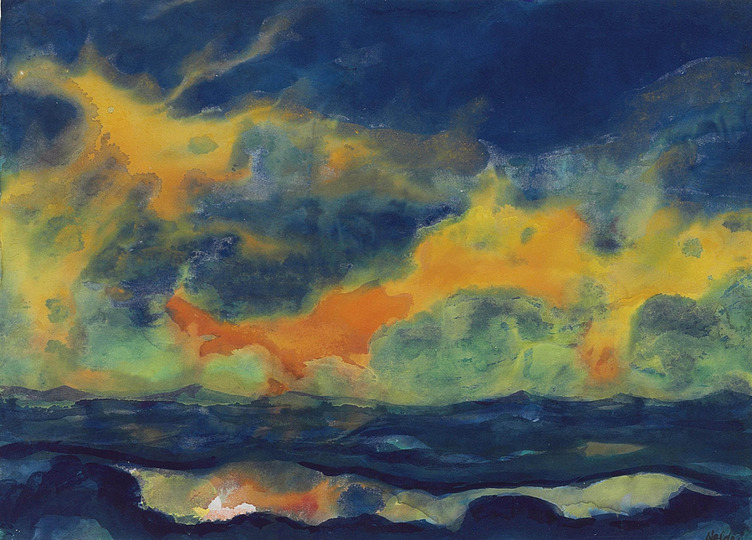 The Sea by Emil Nolde