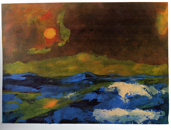 The Sea by Emil Nolde