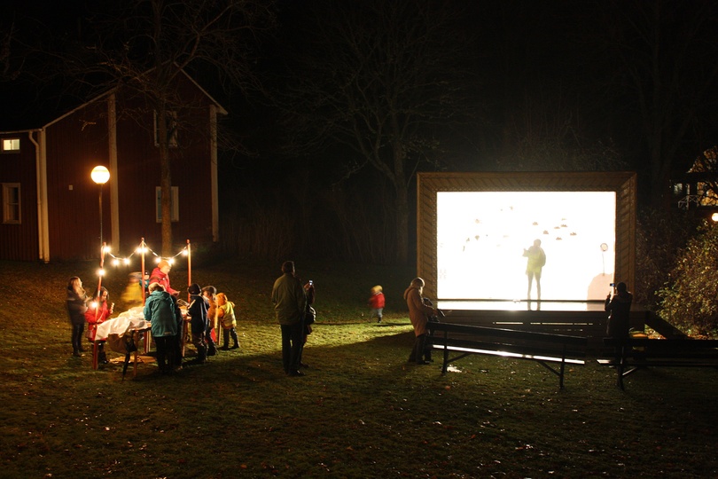 Soderlund Davidson: Shadow theater workshop at the Dalsland Art Museum, Sweden