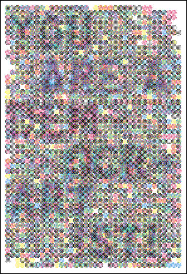 M/M (Paris): you are a democrartist
[populism]
2005
art posters series
4 colours silkscreened poster
120 x 176 cm approx (47 x 69