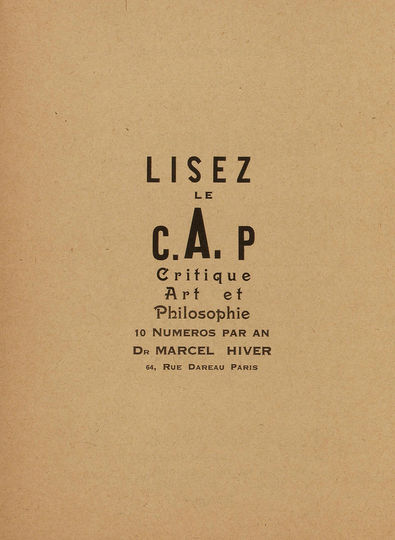 20th Century Avantgarde Magazines: Le Tour de Babel, Les Reverberes: 