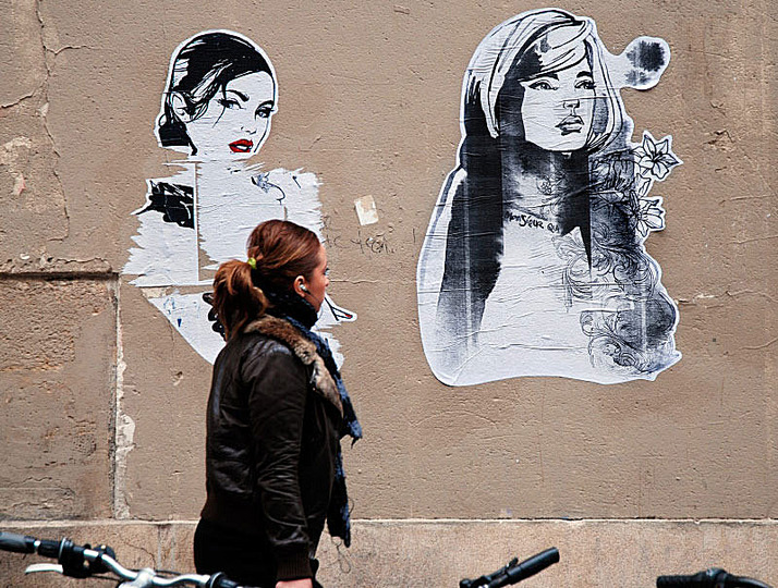 Paris Street Art by Monsieur Qui: 