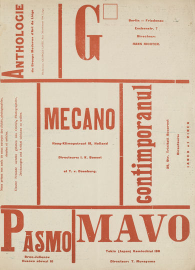 20th Century Avantgarde Magazines: Bauhaus, Blok, Mecano: 