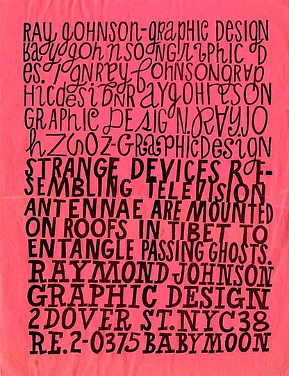 Ray Johnson: 