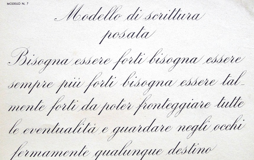 Italian Calligraphy: 