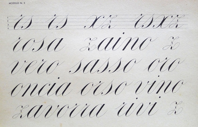 Italian Calligraphy: 