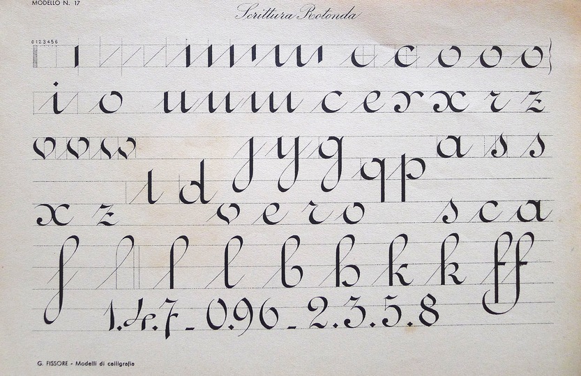 Italian Calligraphy: 