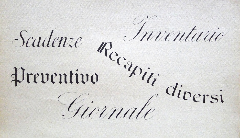 Italian Calligraphy: 