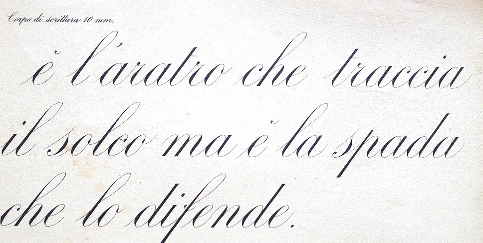 Italian Calligraphy: 