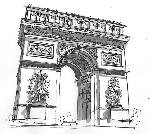 Paris Walks!:  Arc de Triomphe