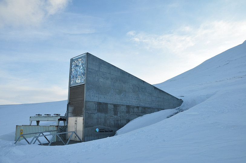 Food Architecture: Peter W. Sideman,
Global Seed Vault,
Spitsbergen, Norvegia/Norway 2008,
Credit: Cary Fowler/Global Crop Diversity Trust