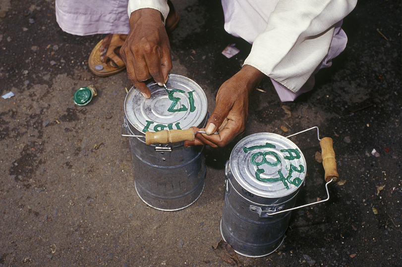 Food Architecture: RMA Architects,
Dabbawala Lunch Delivery System,
2014
Mumbai,
Photo Credits : Rajesh Vora