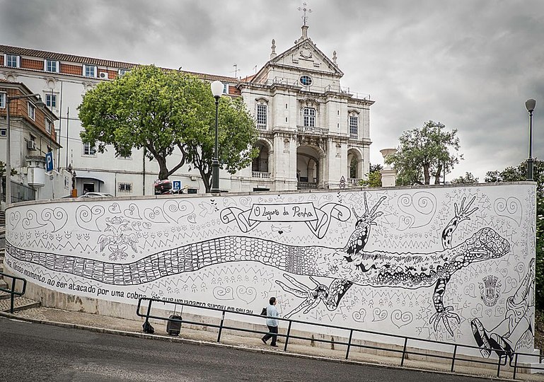 The legend of the Penha de França Lizard - Lisbon, 2012.: 