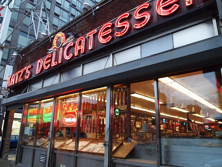 Meet me at Katz’s Delicatessen: 