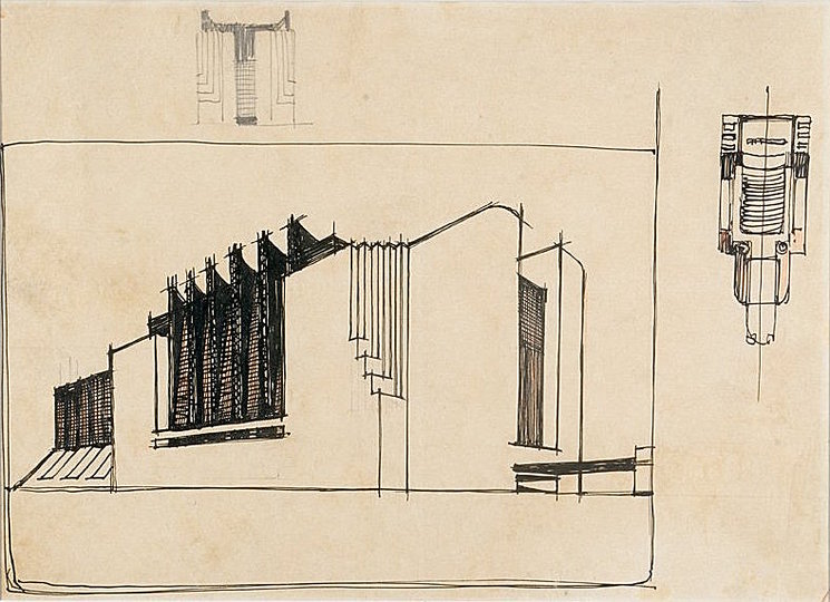 Antonio Sant´Elia: The house of concrete, glass and steel: 