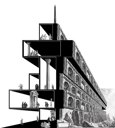 Carmelo Baglivo: Architectural Collage: 