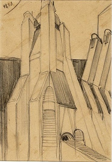 Antonio Sant´Elia: The house of concrete, glass and steel: 