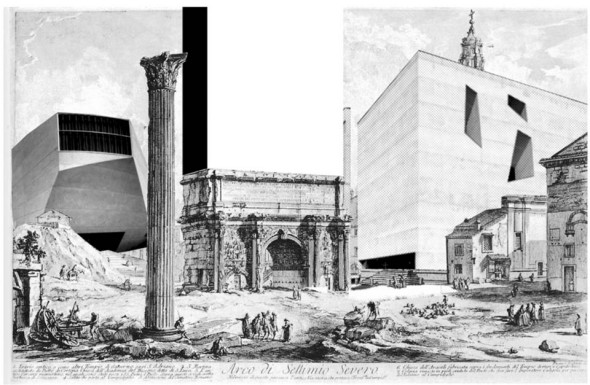 Carmelo Baglivo: Architectural Collage: 