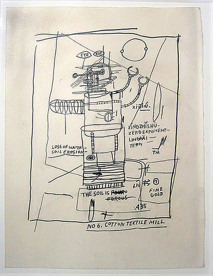 What a year: The 2013 best of penccil: Basquiat Sketches by Paper, #4184