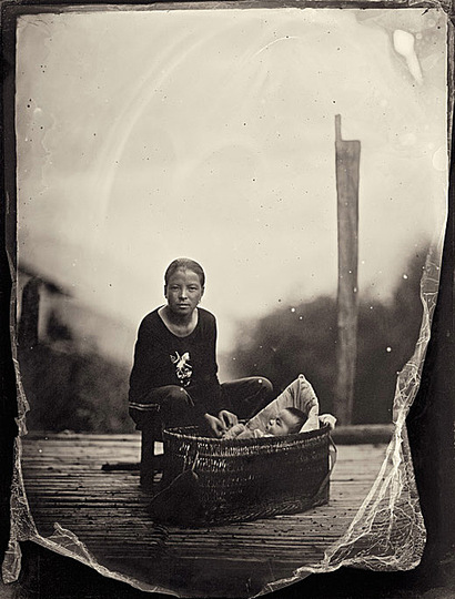 Emerging trends: Chinese photographer Lou Dan employes a historic, nearly forgotten photographic process - the collodion process - to depict people in remote valleys of Yunnan province. The process brings out a particularly touching beauty in his portraits. Find the project at #9551
