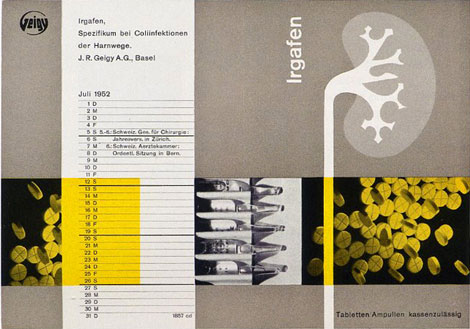 Geigy, Swiss and European Graphic Design: Designed by Nelly Rudin for Geigy, 1952