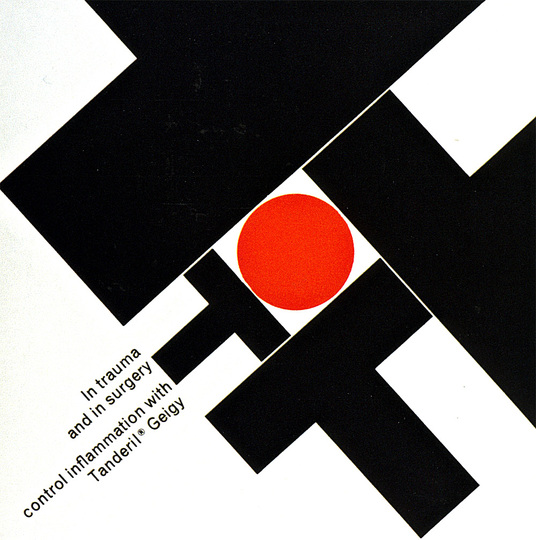 Geigy, Swiss and European Graphic Design: Rolf Wilman (attributed) for Geigy, 1963
