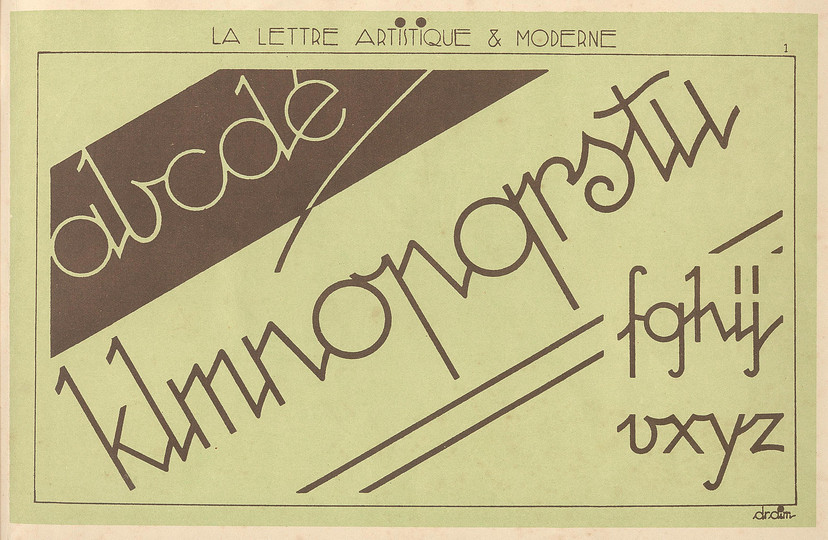 La Lettre Artistique et Moderne: 