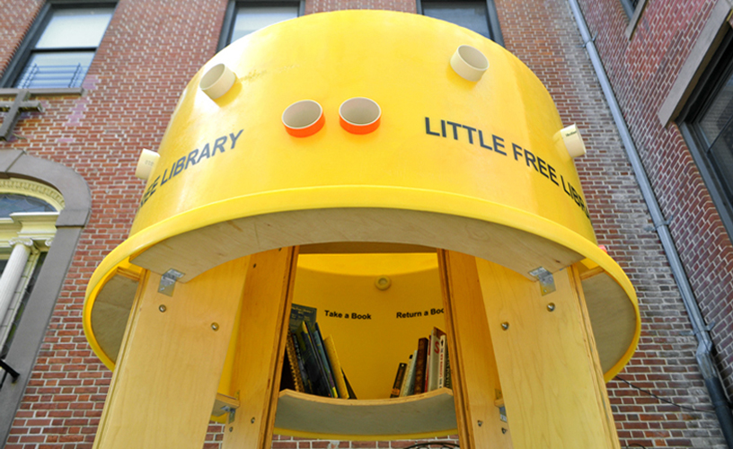 Little free library by Stereotank: 